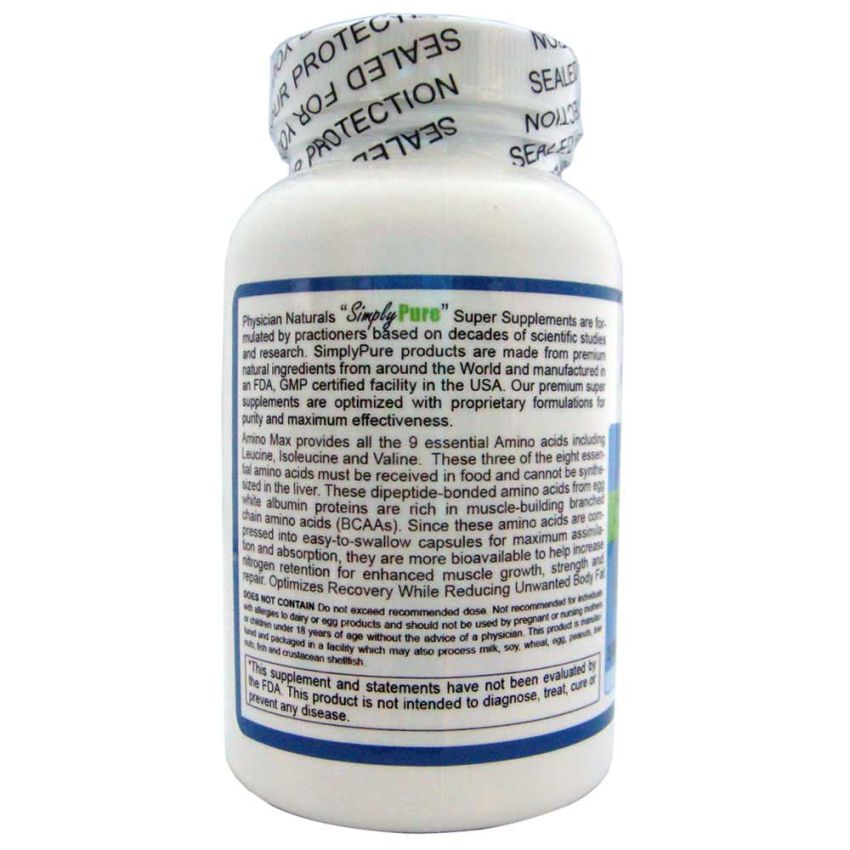 Amino Max 1000 Mg  with Egg White Rich in Essential 9 branch Chain Aminos