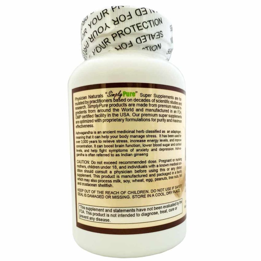 Organic Ashwagandha with Bioperine 700 mg High Absorption Ultra Spectrum  Mind & Body