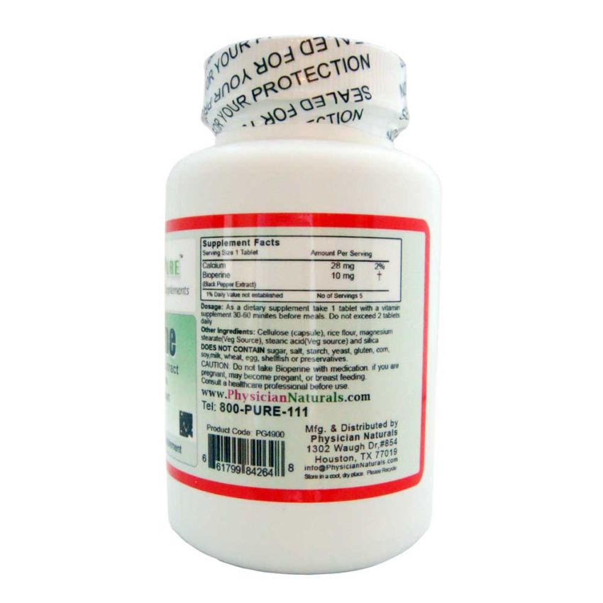 BioPerine 10mg - 60 tabs