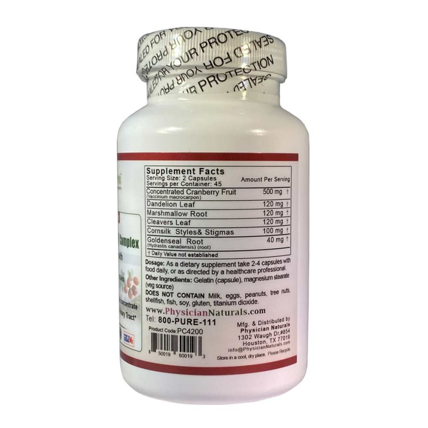 Ultra Spectrum CranMax Urinary Complex 500 Mg  90 Capsules Provides All-Natural Herbs And Cranberry Concentrate