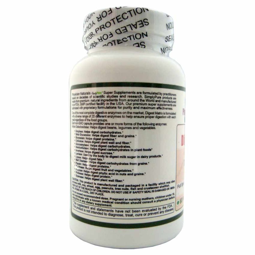 Ultimate Digest Matrix Is Formulated with a Diverse Range of 20 Different Enzymes