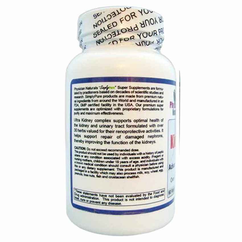 Ultra Kidney Support 60 Veggie Capsules with  30 Herbs to help support Kidney , Urinary, UIT