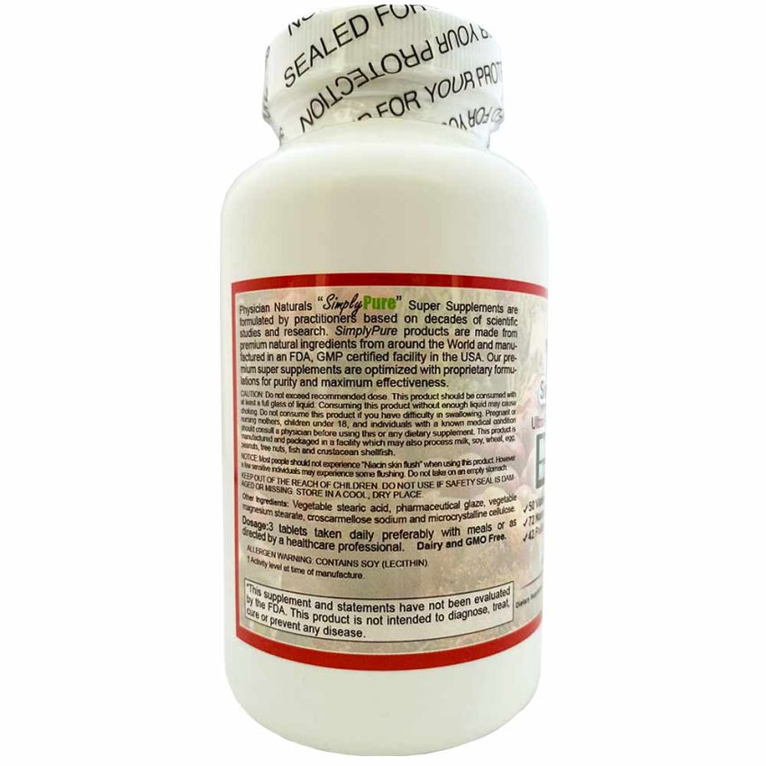 Ultra Potency Complete Multi-Vitamin Mineral Complex Simply for Life