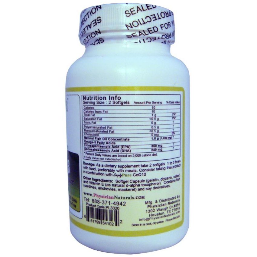 Super OMEGA 3 1000mg 100 Mini Gels