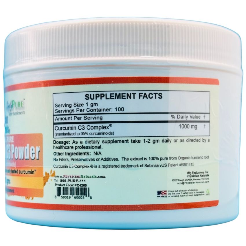 Ultra Pure Curcumin C3 Complex Powder 100 gms
