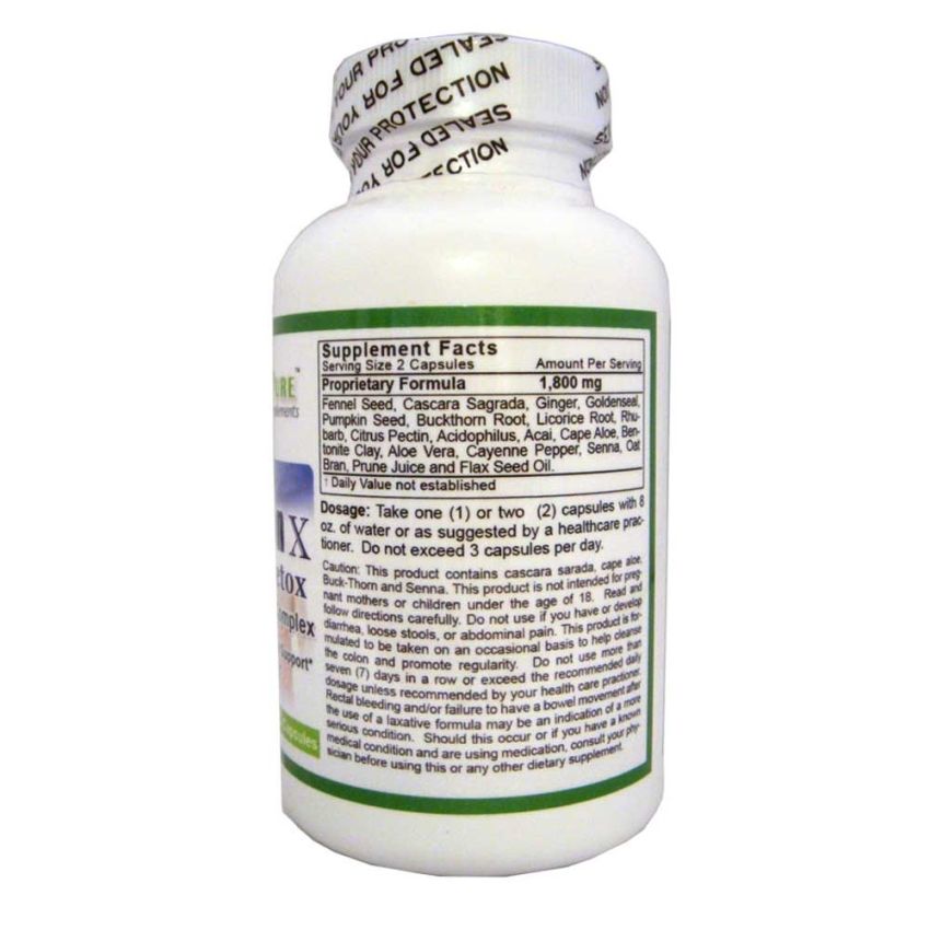 Super COLON X Ultra Detox 90 Veg.Capsule All Natural with Synergistic Blend of Herbs