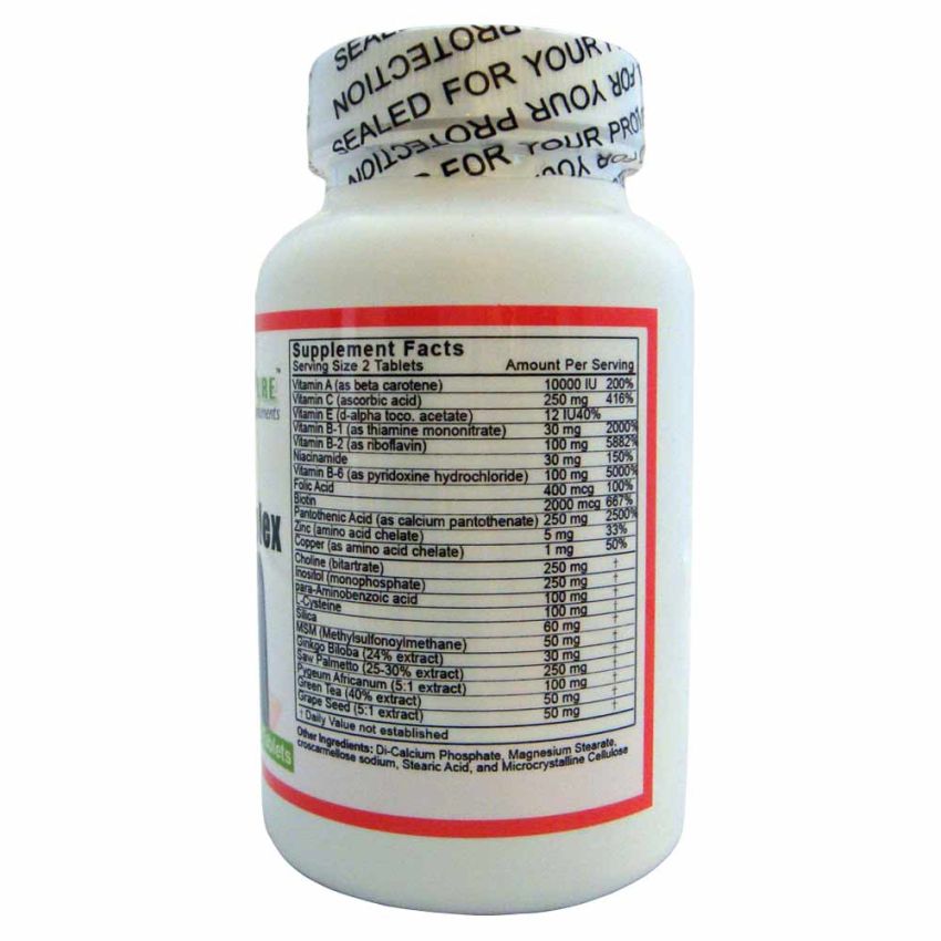 Advanced Super HAIR Complex 60 Tabs Contains Essential Vitamins Minerals & Herbs Promote Healthy Hair