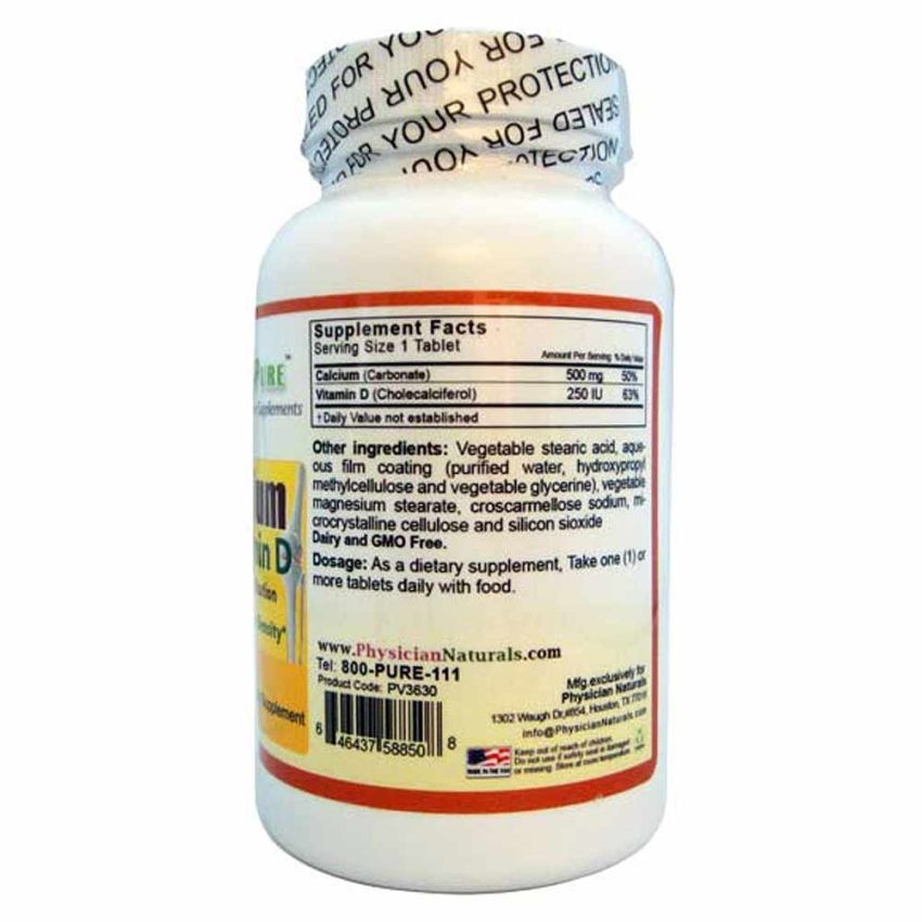 Ultra Calcium Enhanced with Vitamin D 500 mg 100 Tabs