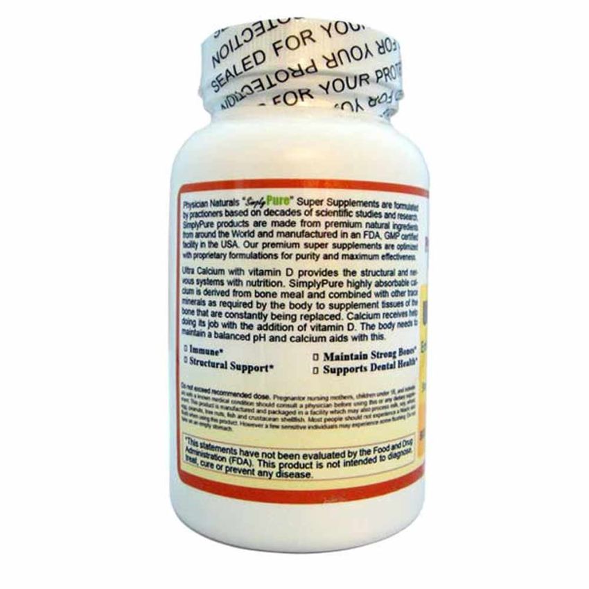 Ultra Calcium Enhanced with Vitamin D 500 mg 100 Tabs