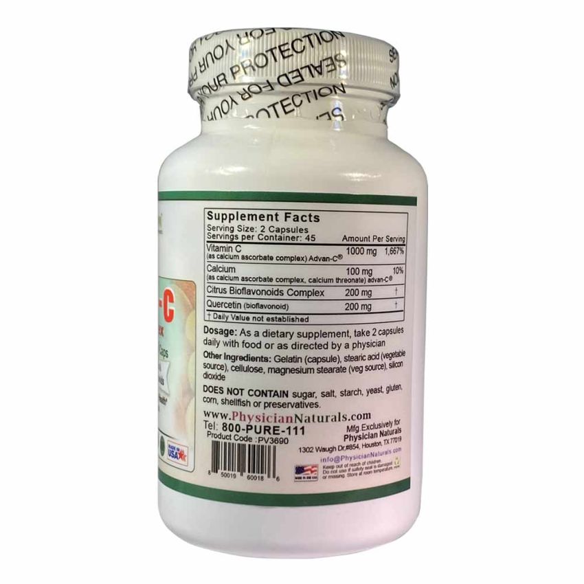 Ultra Vitamin C with Quercetin & Citrus Bioflavonoids 1000 mg