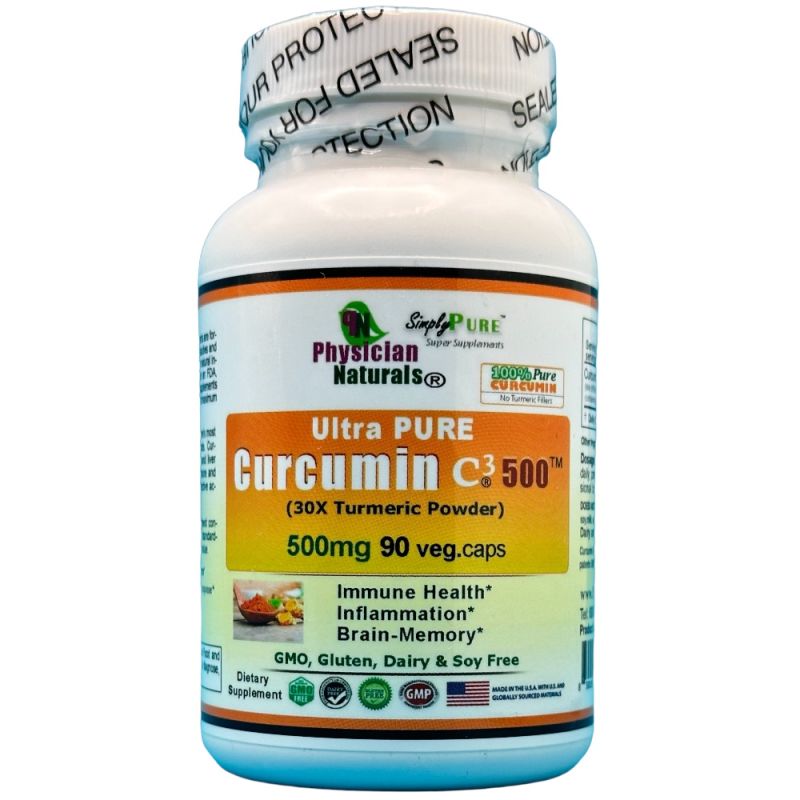 Ultra Absorb Curcumin C3 with Bioperine 600 mg Veg.caps Turmeric Extract Curcumin