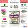 Ultra Cleanse Super Milk Thistle 500 mg per cap 100 Veg.Caps 80% Silymarin Enhances Liver Health