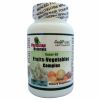  Ultimate Fruits & Vegetable Super Food 1500 mg Complex Advanced Synergistic Blend of phytonutrients from 45 super fruits and vegetables. Each Serving of 1500 mg is Equivalent to 3-5 Servings of Vegetables and Fruits Per Day