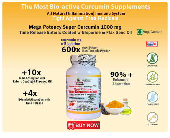 Highest Potency and Most Bio-Active Curucmin